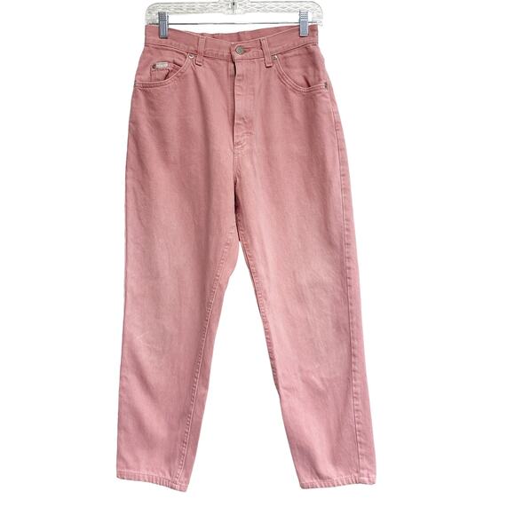 Vintage Lee Womens Size 10 Pink High Waist Tapered Jeans - Picture 1 of 5
